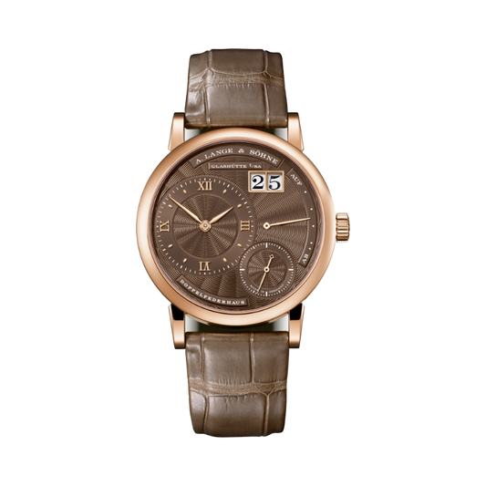 LITTLE LANGE 1 181.037 37 MM 18K ROSE GOLD WITH BROWN GUILLOCHE DIAL