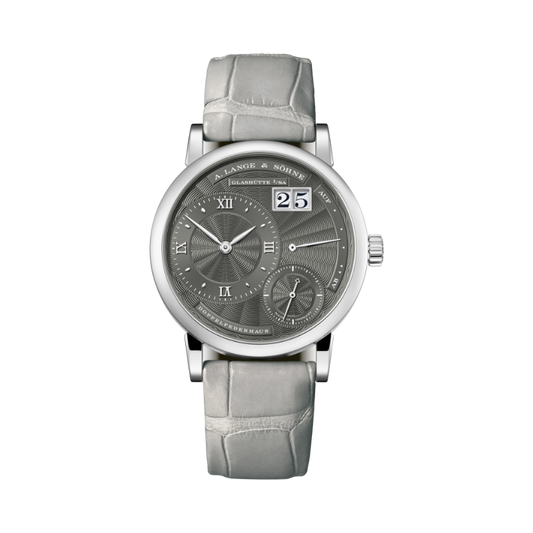 LITTLE LANGE 1 181.038 37 MM 18K WHITE GOLD WITH GREY GUILLOCHE DIAL