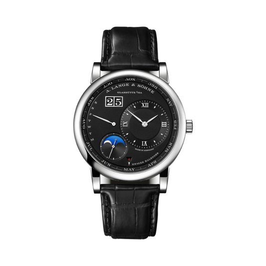 LANGE 1 PERPETUAL CALENDAR 345.036 E 42 MM 950 PLATINUM WITH BLACK DIAL