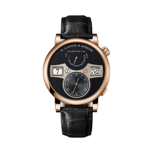 ZEITWERK 142.031 42 MM 18K ROSE GOLD WITH BLACK DIAL
