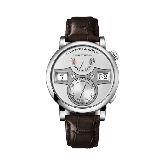 ZEITWERK 142.025 42 MM 950 PLATINUM WITH RHODIE DIAL