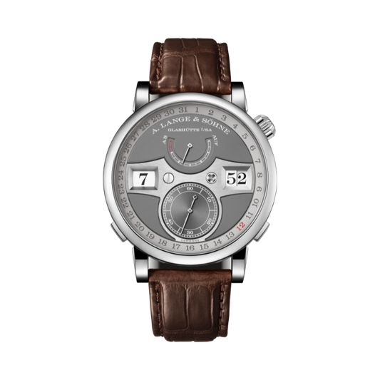 ZEITWERK DATE148.038 44 MM 18K WHITE GOLD WITH LIGHT GREY DIAL