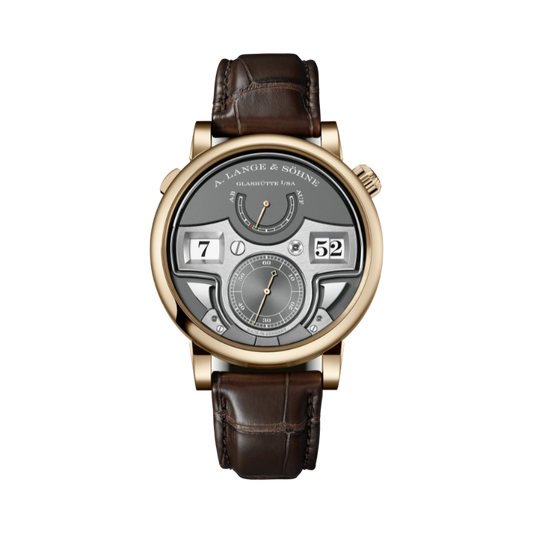 ZEITWERK MINUTE REPEATER HONEYGOLD 147.050F 44 MM 18K HONEY GOLD WITH GREY DIAL