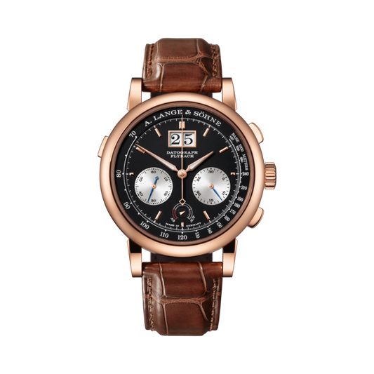 DATOGRAPH UP/DOWN 405.031 41 MM 18K ROSE GOLD WITH BLACK DIAL
