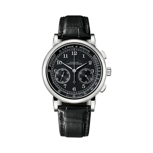 1815 CHRONOGRAPH 414.028 39 MM 18K WHITE GOLD WITH BLACK DIAL