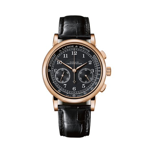1815 CHRONOGRAPH 414.031 39 MM 18K ROSE GOLD WITH BLACK DIAL