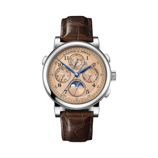 1815 RATTRAPANTE PERPETUAL CALENDAR 421.056FE 42 MM 18K WHITE GOLD WITH PINK DIAL