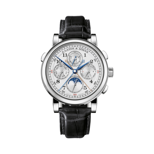 1815 RATTRAPANTE PERPETUAL CALENDAR 421.025FE 42 MM 950 PLATINUM WITH ARGENTE DIAL
