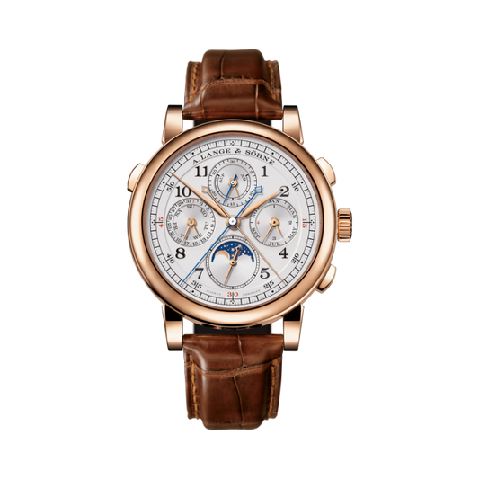 1815 RATTRAPANTE PERPETUAL CALENDAR 421.032FE 42 MM 18K ROSE GOLD WITH ARGENTE DIAL