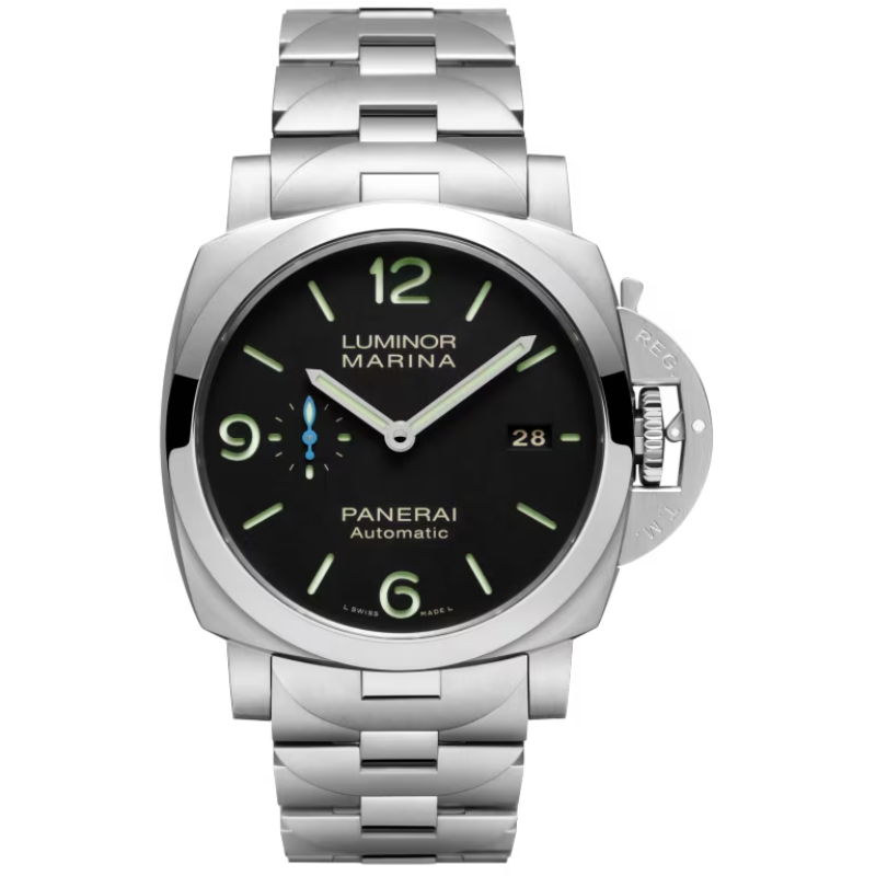 LUMINOR MARINA PAM01562 44 MM STAINLESS STEEL WITH BLACK DIAL
