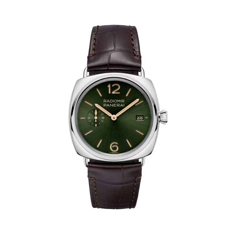 RADIOMIR QUARANTA PAM01386 40 MM STAINLESS STEEL WITH GREEN DIAL