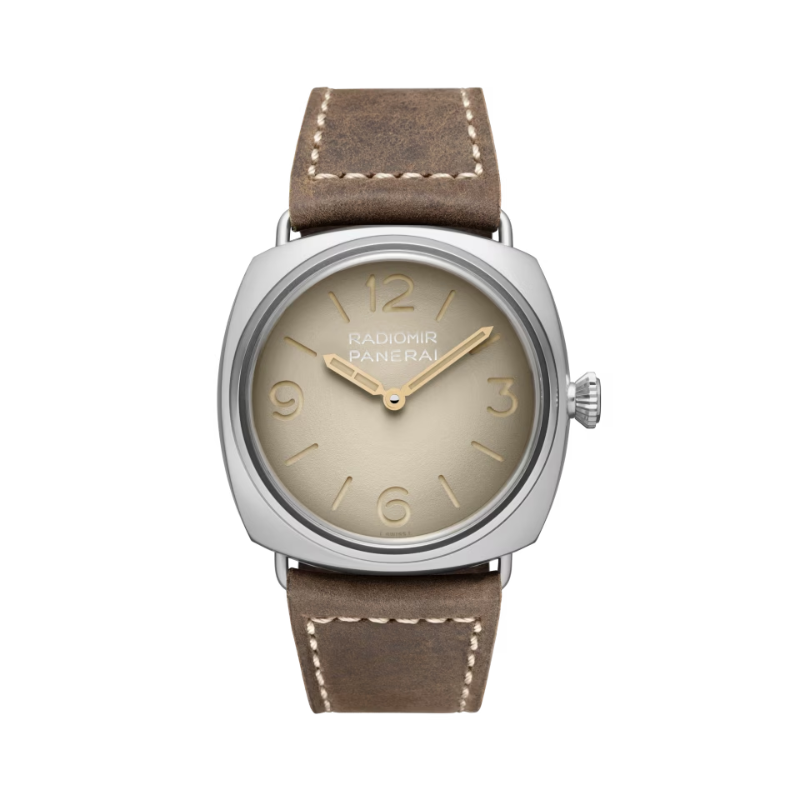 RADIOMIR TRE GIORNI PAM01350 45 MM STAINLESS STEEL WITH SHADED BEIGE DIAL