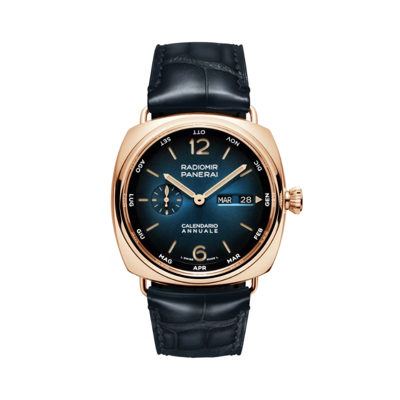 RADIOMIR ANNUAL CALENDAR PAM01363 45 MM GOLD WITH BLUE DIAL