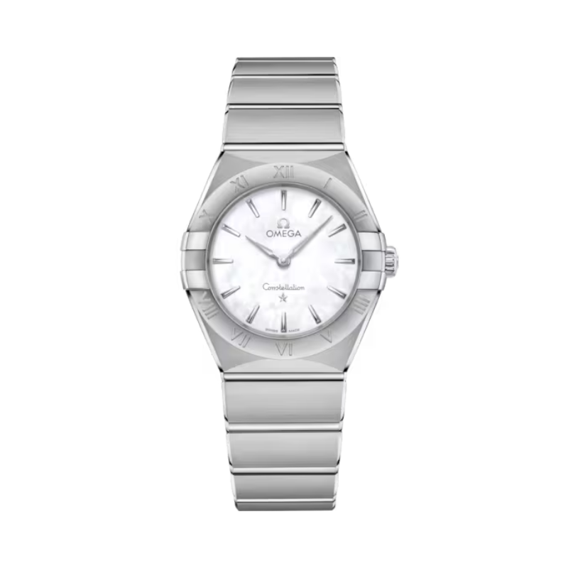 CONSTELLATION 28 MM STAINLESS STEEL WITH MOTHER OF PEARL DIAL