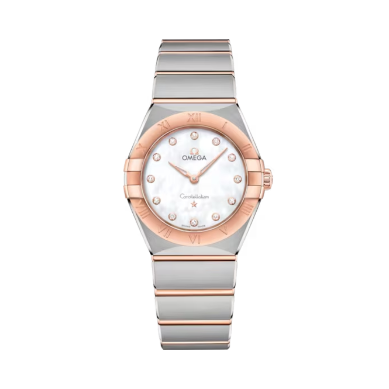 CONSTELLATION 28 MM STAINLESS STEEL - SEDNA™ GOLD WITH MOTHER OF PEARL DIAL