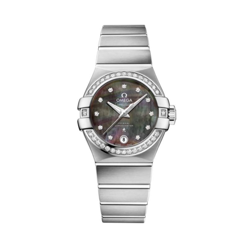CONSTELLATION 27 MM STAINLESS STEEL WITH GREY MOTHER OF PEARL DIAL