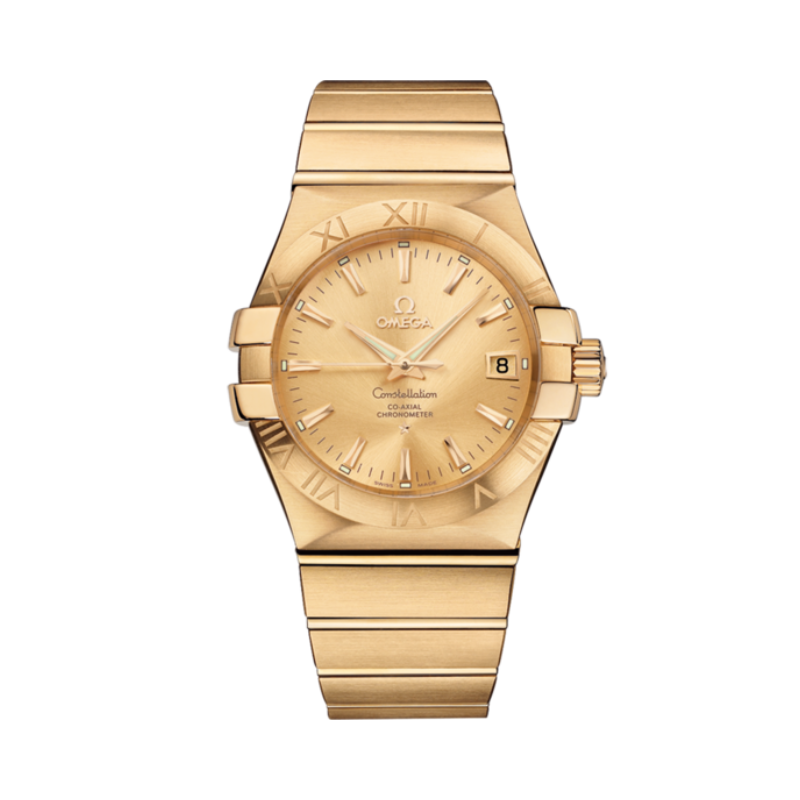 CONSTELLATION 35 MM YELLOW GOLD WITH YELLOW DIAL