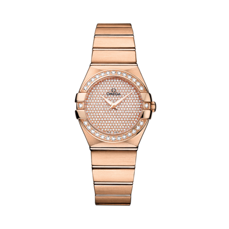 CONSTELLATION 27 MM RED GOLD WITH RED DIAL