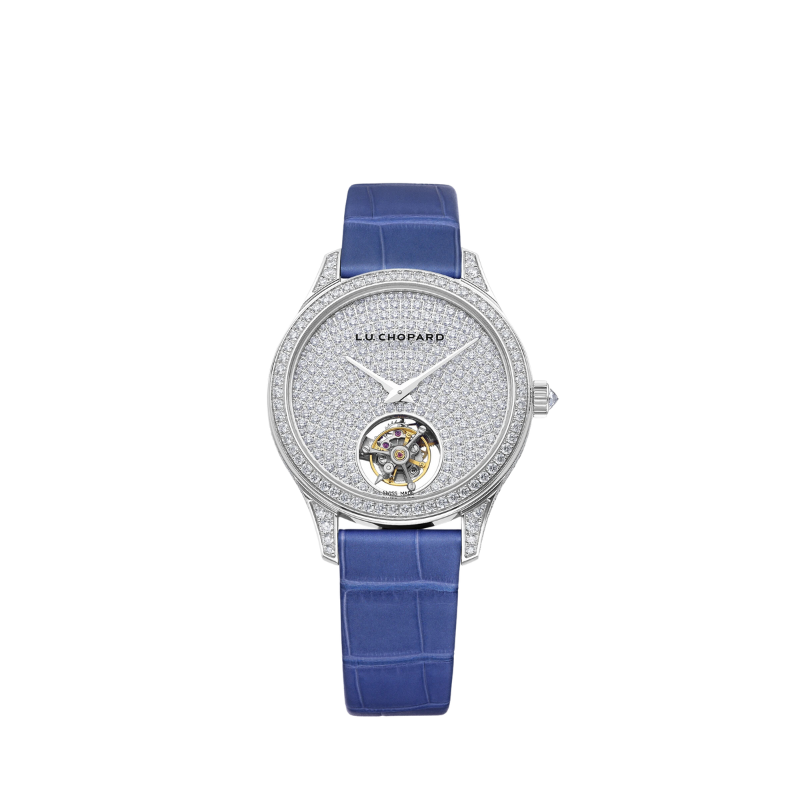 L.U.C FLYING T TWIN LADIES LIMITED EDITION 35 MM PLATINUM WITH WHITE DIAL