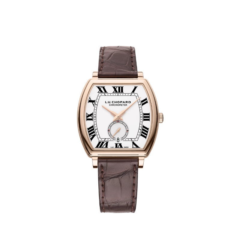 L.U.C HERITAGE GRAND CRU 39 MM ETHICAL ROSE GOLD WITH WHITE DIAL