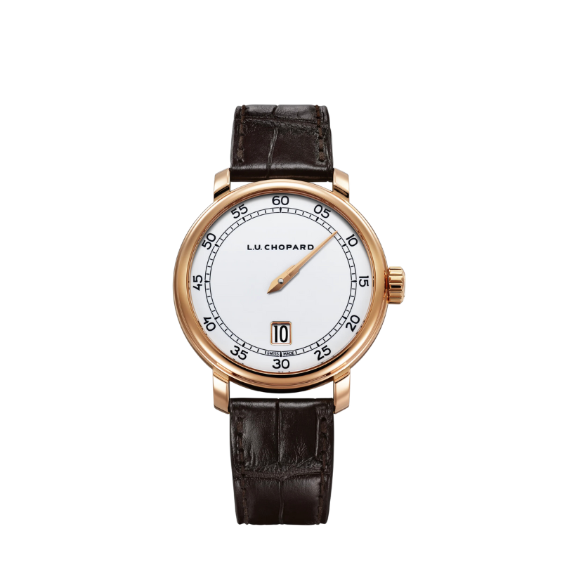 L.U.C QUATTRO SPIRIT 25 LIMITED EDITION 40 MM ETHICAL ROSE GOLD WITH WHITE DIAL