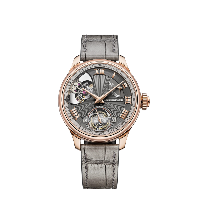 L.U.C FULL STRIKE TOURBILLON LIMITED EDITION 42 MM ETHICAL ROSE GOLD WITH GREY DIAL