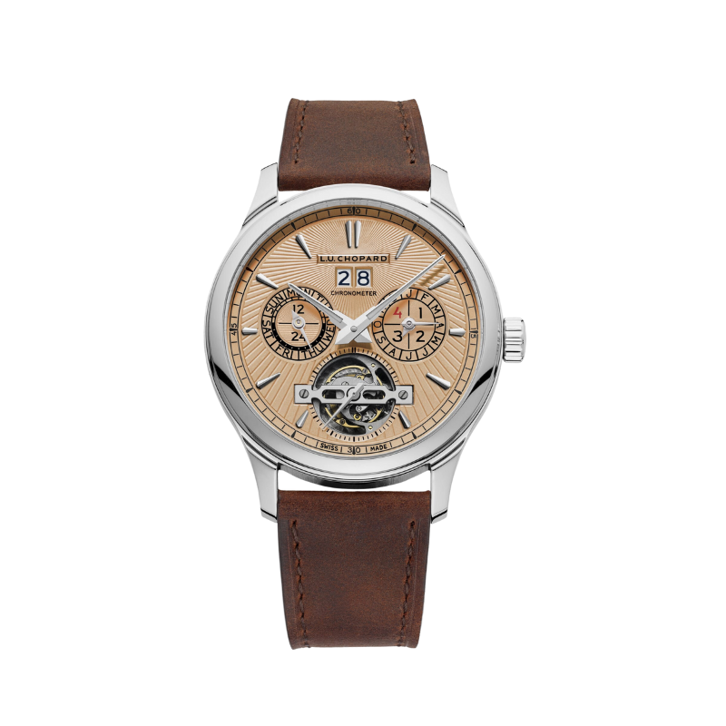 L.U.C PERPETUAL T LIMITED EDITION 43 MM ETHICAL WHITE GOLD WITH SALMON DIAL