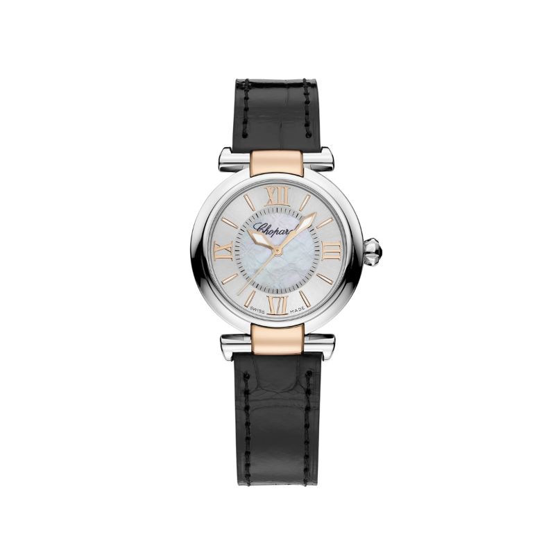 IMPERIALE 29 MM ETHICAL ROSE GOLD - ETHICAL LUCENT STEEL™ WITH SILVER - MOTHER OF PEARL DIAL