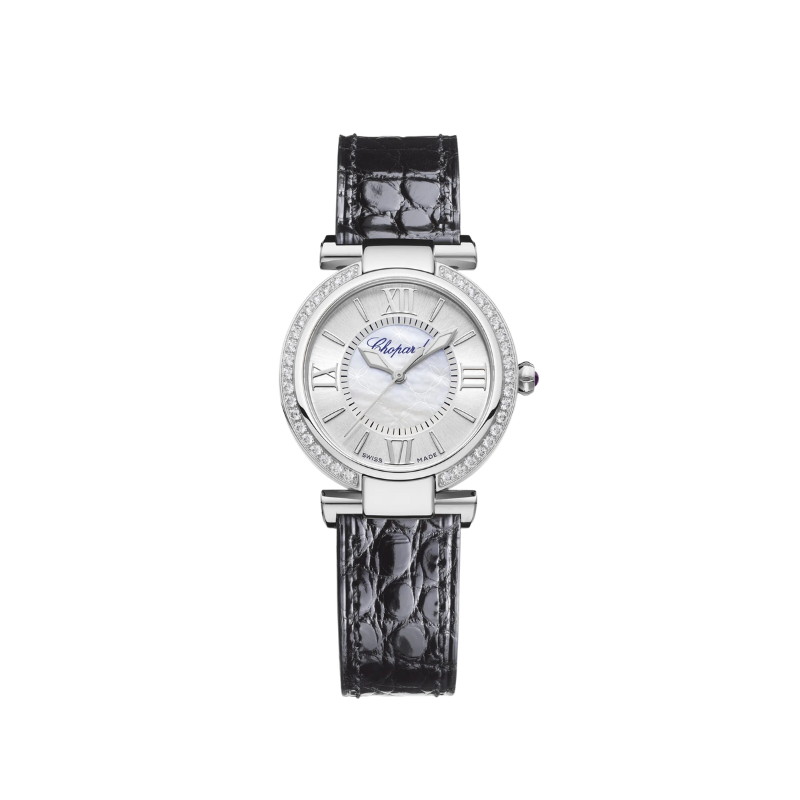 IMPERIALE 29 MM LUCENT STEEL™ WITH SILVER - MOTHER OF PEARL DIAL
