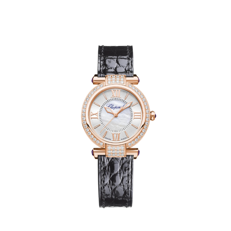 IMPERIALE 29 MM ETHICAL ROSE GOLD WITH SILVER - MOTHER OF PEARL DIAL