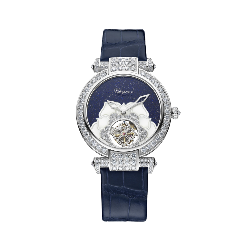 IMPERIALE FLYING TOURBILLON LIMITED EDITION 36 MM ETHICAL WHITE GOLD WITH BLUE AVENTURINE DIAL