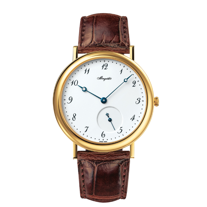 CLASSIQUE 5140 40 MM YELLOW GOLD WITH WHITE "GRAND FEU" ENAMEL DIAL