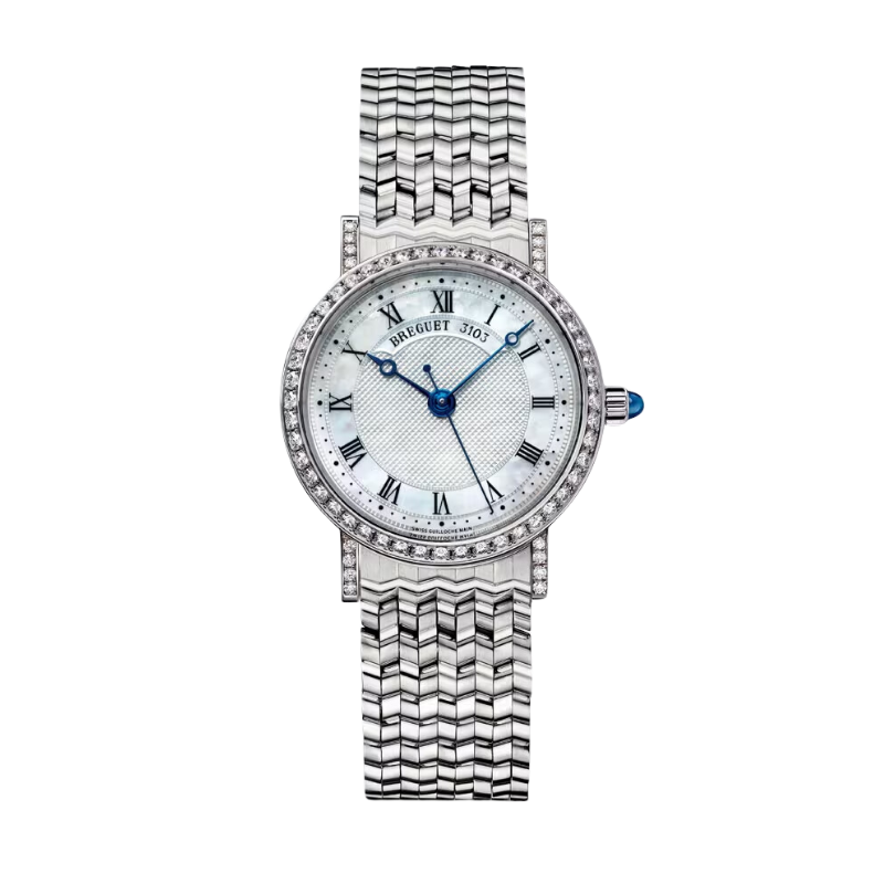 CLASSIQUE 8068 30 MM 18K WHITE GOLD WITH MOTHER OF PEARL DIAL