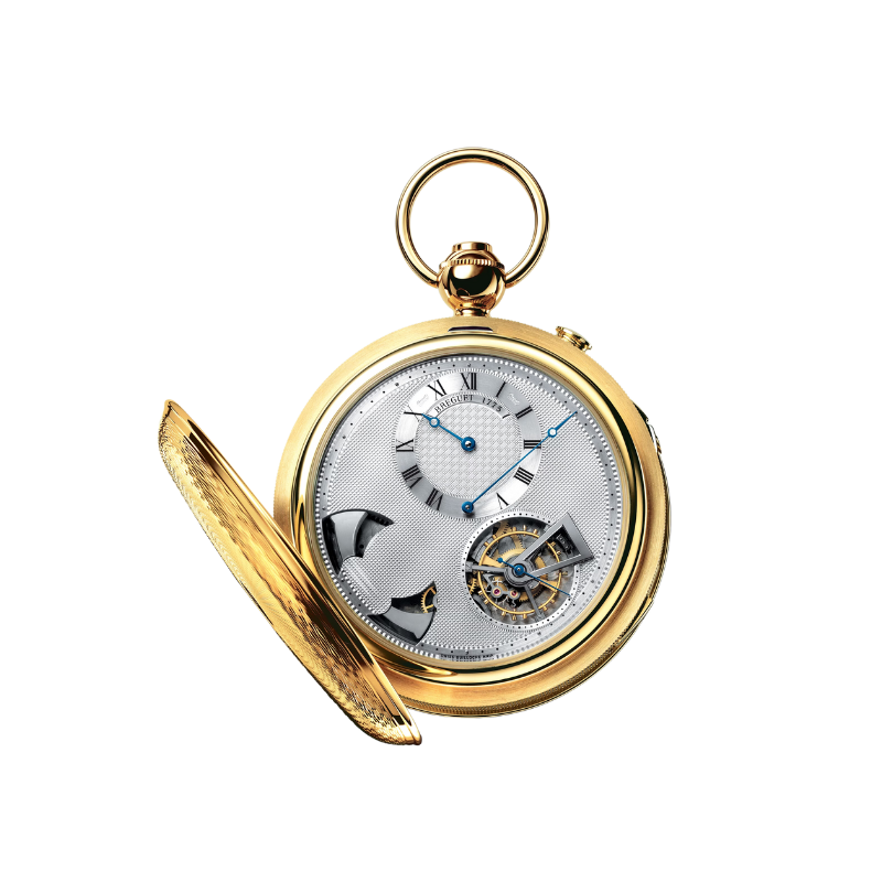 CLASSIQUE COMPLICATIONS 1907 POCKET WATCH 56 MM 18K YELLOW GOLD WITH SILVER DIAL