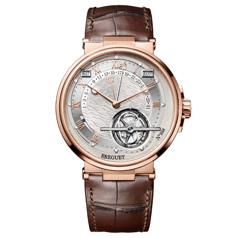 MARINE TOURBILLON EQUATION MARCHANTE 5887 44 MM ROSE GOLD WITH SILVER DIAL