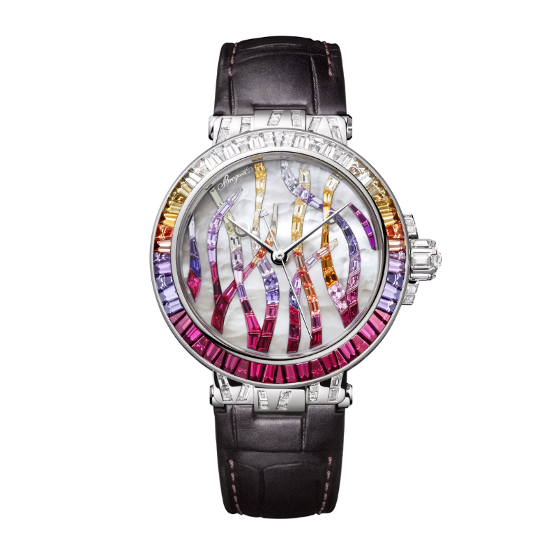 MARINE HAUTE JOAILLERIE 9509 POSEIDONIA 36 MM WHITE GOLD WITH MOTHER OF PEARL DIAL