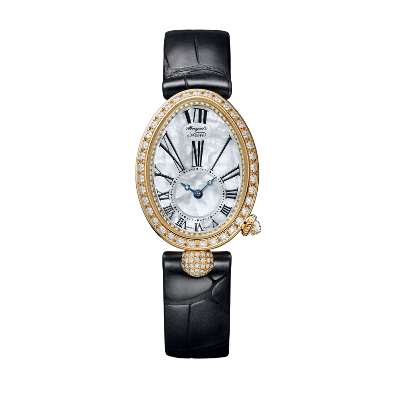 REINE DE NAPLES 8928 33 MM YELLOW GOLD WITH MOTHER OF PEARL DIAL