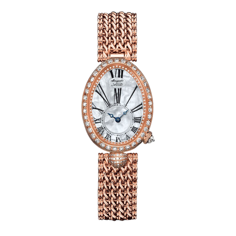 REINE DE NAPLES 8928 33 MM ROSE GOLD WITH MOTHER OF PEARL DIAL