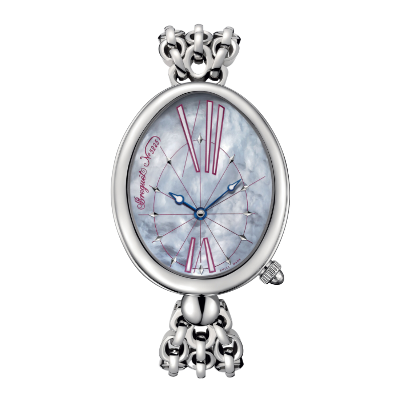 REINE DE NAPLES 8967 43 MM STAINLESS STEEL WITH MOTHER OF PEARL DIAL