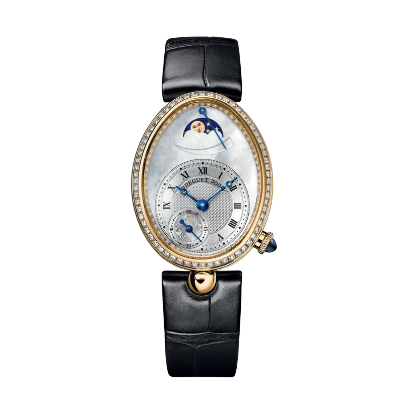 REINE DE NAPLES 8908 36 MM YELLOW GOLD WITH MOTHER OF PEARL DIAL