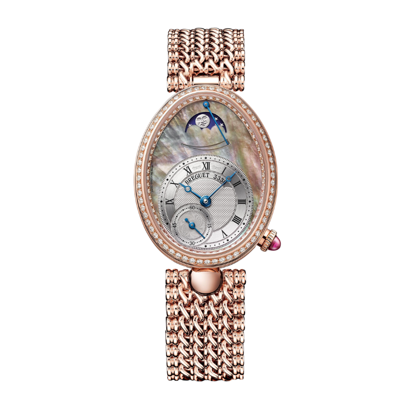 REINE DE NAPLES 8908 36 MM ROSE GOLD WITH MOTHER OF PEARL DIAL