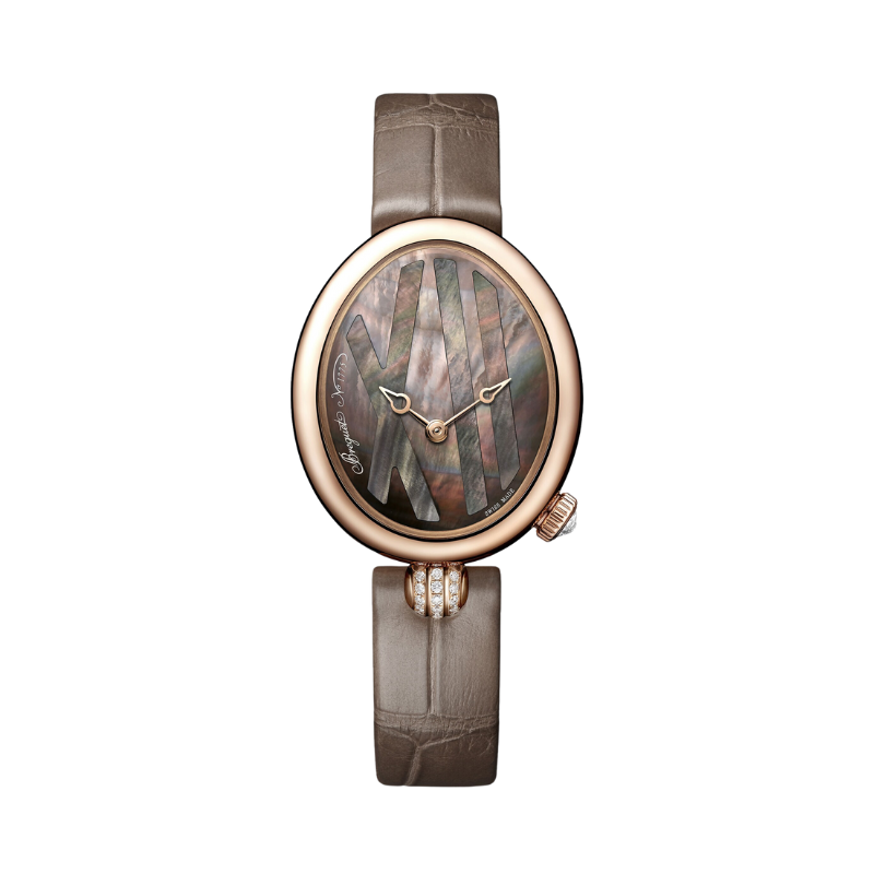 REINE DE NAPLES 9808 33 MM 18K ROSE GOLD WITH TAHITIAN MOTHER OF PEARL DIAL