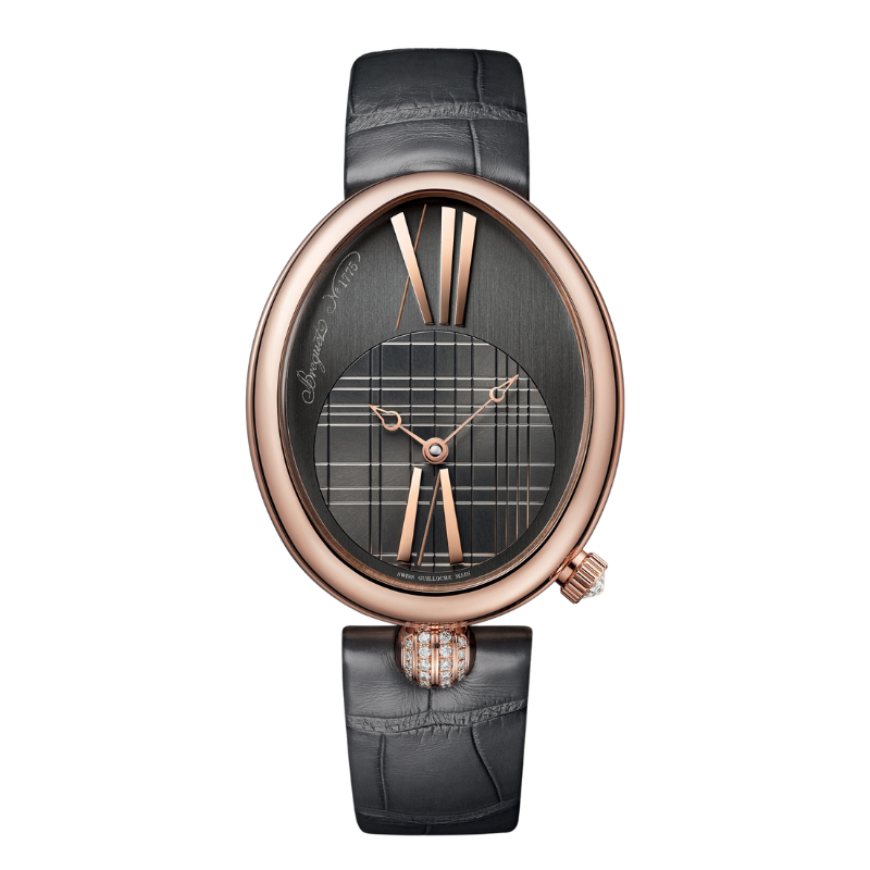 REINE DE NAPLES 8968 43 MM 18K ROSE GOLD WITH ANTHRACITE DIAL