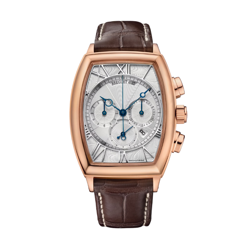 HERITAGE 5400 42 MM ROSE GOLD WITH SILVER DIAL