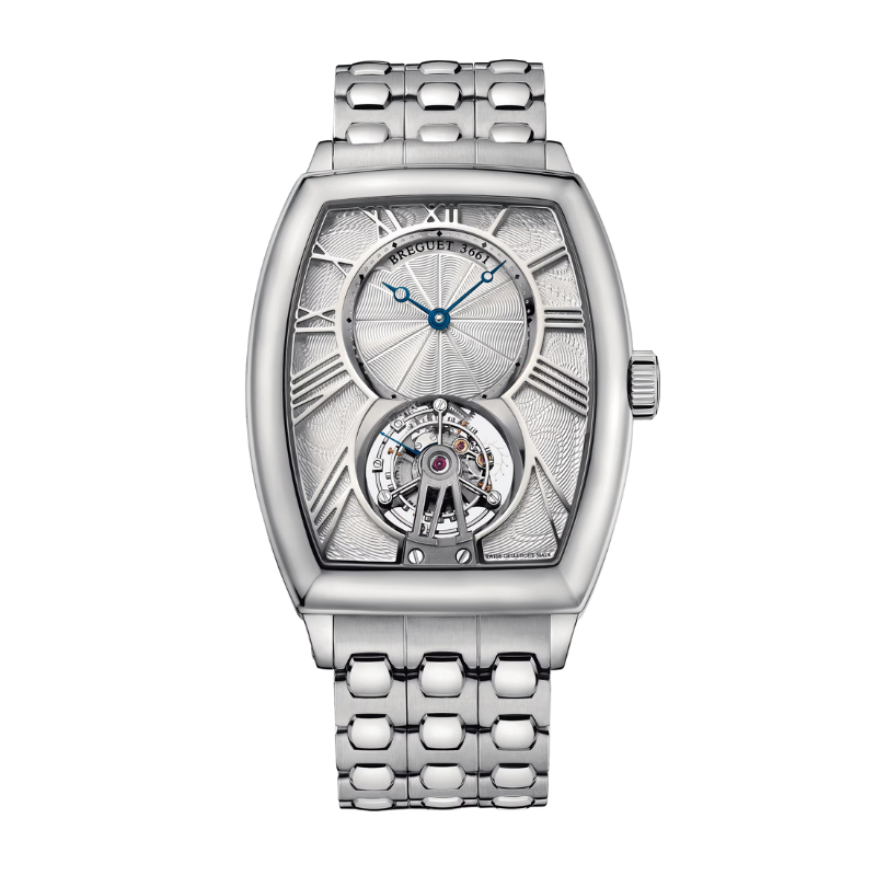 HERITAGE 5497 42 MM PLATINUM WITH SILVER DIAL