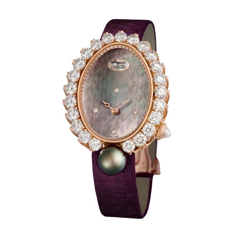 PERLES IMPERIALES GJ29BR8924TDT8 34 MM ROSE GOLD WITH MOTHER OF PEARL DIAL