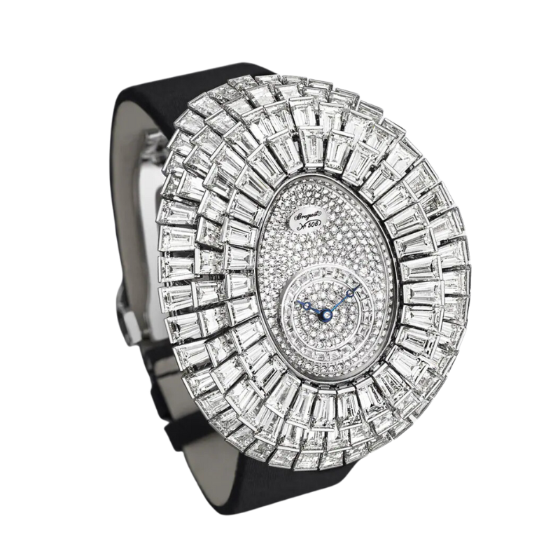 CRAZY FLOWER GJE25BB20.8989D 34 MM WHITE GOLD WITH WHITE DIAL