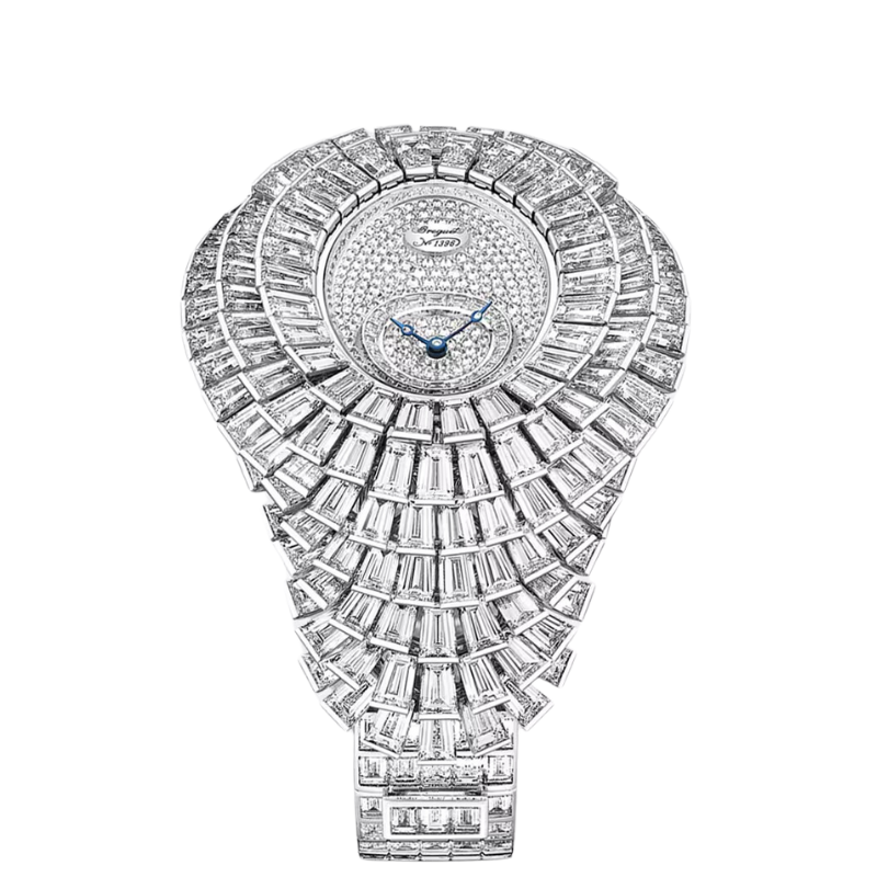 CRAZY FLOWER GJE25BB20.8989FB1 33 MM WHITE GOLD WITH WHITE DIAL