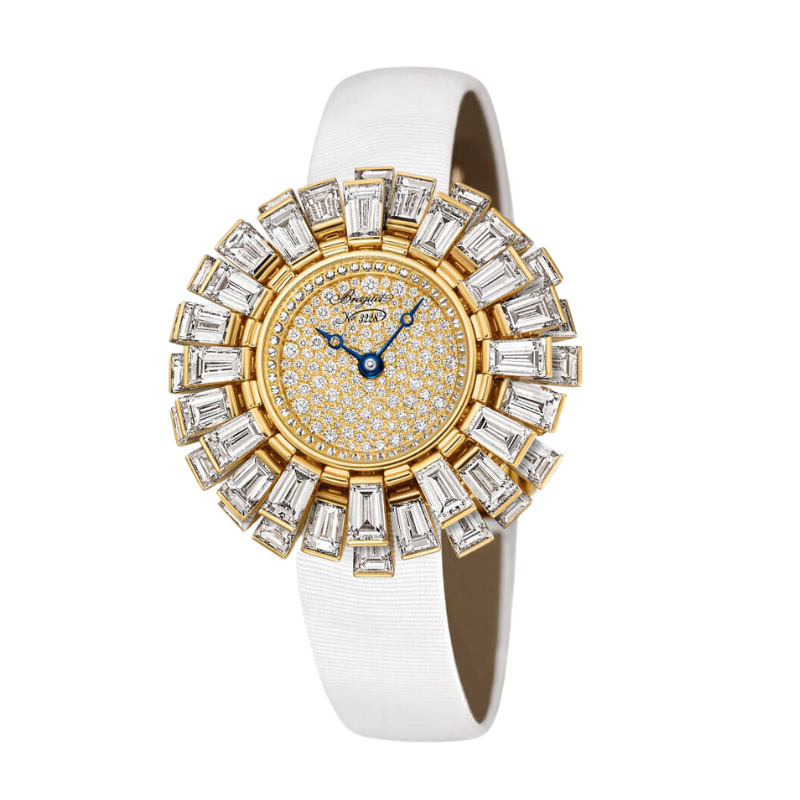 PETITE FLEUR GJE26BA20.8589DB1 17 MM YELLOW GOLD WITH YELLOW DIAL