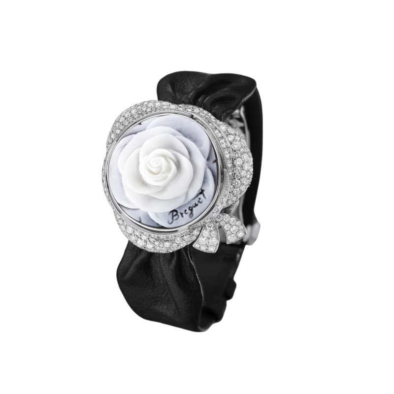 SECRET DE LA REINE GJ24BB8548DDC3 31 MM WHITE GOLD WITH WHITE DIAL